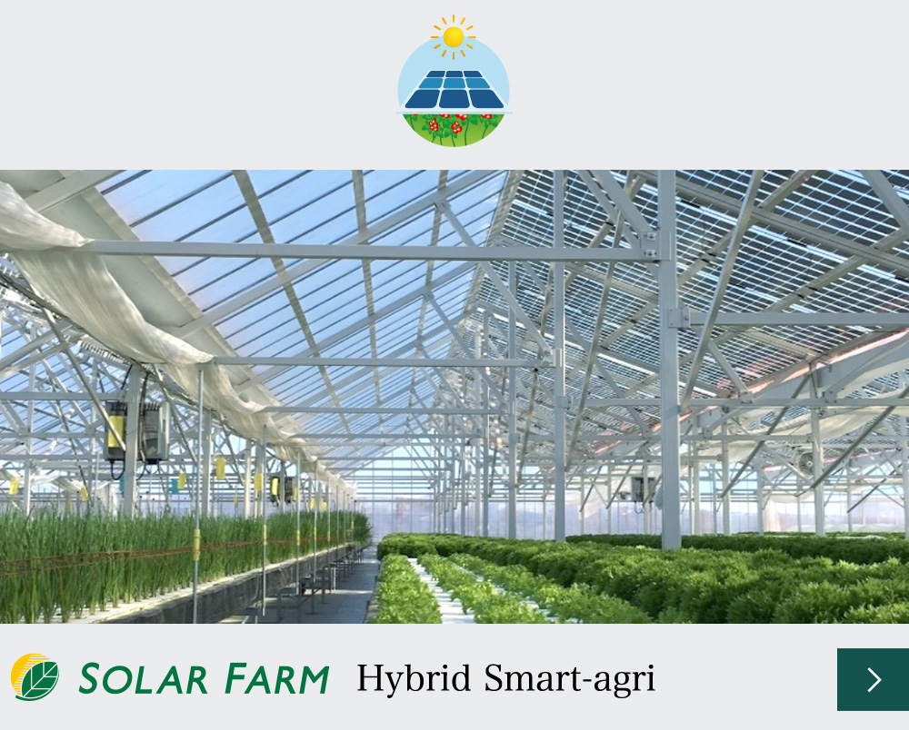 solar panel　Hybrid Smart-agri